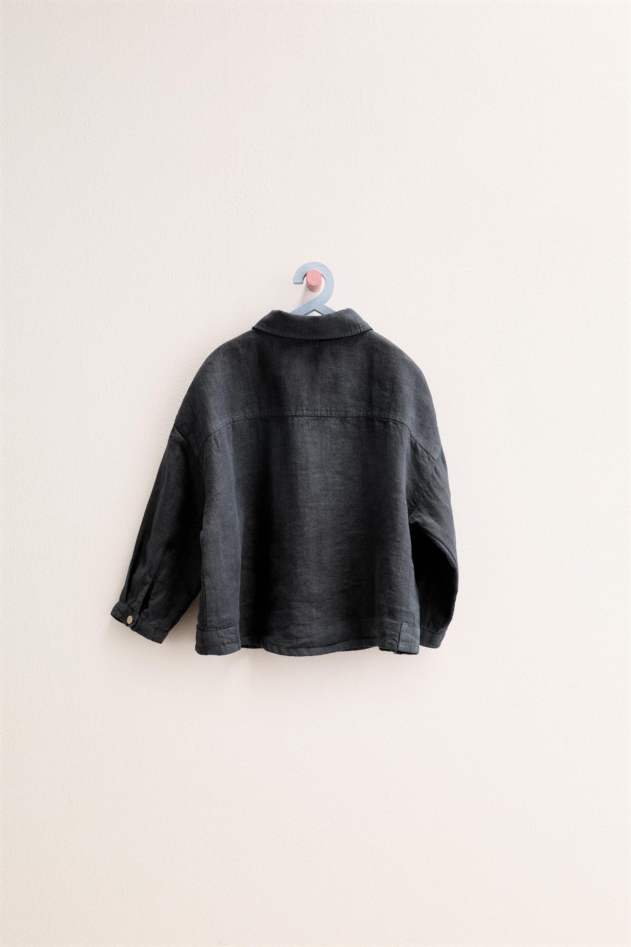 ZARA TIMELESS - 100% LINEN OVERSHIRT